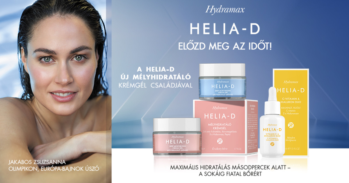 Így hidratáld a bőröd a hidegben is a Helia-D Hydramax termékcsaládjával!